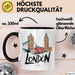 England London Skyline Tasse Geschenk Lustige Geschenkidee Spruch Trendation
