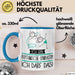 Geschenk für Rhythmische Gymnastin Tasse Lustige Geschenkidee Geburtstag Ich Bin Rhythmische Gymnastin Ich Darf Das Blau Trendation