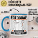 Fotograf Tasse Geschenk für Fotograf Der Mann Der Alles Kann Geschenkidee zum Geburtstag Blau Trendation