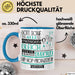 Hip-Hop-Produzentin Geschenk Becher Tasse Gott Schuf Alle Menschen Gleich Nur Die Besten Durfeten Hip-Hop-Produzentin Werden Geschenkidee Lustig Blau Trendation
