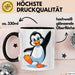 Pinguin Tier Tasse Geschenk Lustige Geschenkidee Spruch Schwarz Trendation