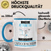 Outdoor-Bloggerin Tasse Geschenk Becher Stark Attraktiv Furchtlos Outdoor-Bloggerin Lustige Geschenkidee Blau Trendation