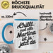 Martina Tasse Geschenk Chillt Mal Alle Martina Ist Ja Jetzt Da Geschenkidee Becher mit Name Blau Trendation
