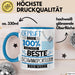 Beste Schwimmsportlerin Der Welt Tasse Geschenk für Eine Schwimmsportlerin Geprüft Und Sicher Geschenkidee Geburtstag Weihnachten Blau Trendation