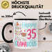 35er Geburtstag Tasse Geschenk Happy 35 And Glamarous Llama Alpaka Liebhaber Geschenkidee zum Geburtstag Trendation