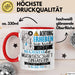 Musikgeschäftsinhaberin Tasse Geschenk Lustiger Spruch Bitte Erheben Sie Sich Seine Majestät Die Musikgeschäftsinhaberin Betritt Den Raum Rot Trendation