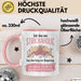 Stricken Tasse Geschenk Strickaholic Auf Dem Weg Zur Besserung Geschenkidee Hobby Rosa Trendation
