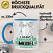 Model Geschenk Tasse So Gut Kann Nur Ein Model Aussehen Geschenkidee Kaffee-Becher Blau Trendation