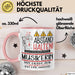 Musikerin Tasse Geschenk Lustig Abstand Halten Hochleistungs-Musikerin Mit Drang Zur Perfektion Bei Der Arbeit Rosa Trendation