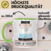 Stand-Up-Paddlerin Tasse Geschenk Becher Stark Attraktiv Furchtlos Stand-Up-Paddlerin Lustige Geschenkidee Grün Trendation