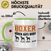 Boxer Hören Aufs Wort Tasse Geschenk Boxer Besitzer Mama Becher Grün Trendation