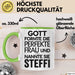 Steffi Tasse Geschenk Gott Formte Die Perfekte Frau Steffi Geschenkidee Grün Trendation