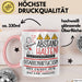 Gitarrenvirtuosin Tasse Geschenk Lustig Abstand Halten Hochleistungs-Gitarrenvirtuosin Mit Drang Zur Perfektion Bei Der Arbeit Rosa Trendation