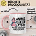 Anime-Liebhaber Tasse Geschenk Anime Ist Wie Latein Nur Die Gebildeten Verstehen Es Rosa Trendation