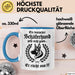 Deutscher Schäferhund Tasse Geschenk Lustige Geschenkidee Geht NichT Gassi Blau Trendation