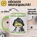 Sarkasmus Tasse Geschenk Lustiger Spruch Guten Morgen Ganz Dünnes Eis Frosch Becher Grün Trendation