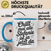 Stefanie Tasse Geschenk Chillt Mal Alle Stefanie Ist Ja Jetzt Da Geschenkidee Becher mit Name Blau Trendation