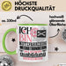 Nutzfahrzeugmechatronikerin Ausbildung Start Geschenk Tasse Ich Bin Nutzfahrzeugmechatronikerin In Der Ausbildung Ich Darf Das Kaffee-Becher Geschenkidee Grün Trendation