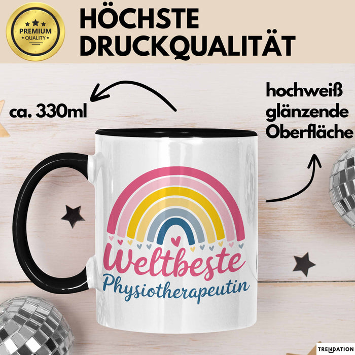 Physiotherapeut Physiotherapie Tasse Geschenk Lustige Geschenkidee Spruch Weltbeste Physiotherapeutin Trendation
