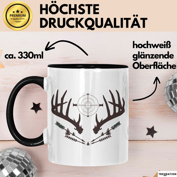 Jäger Tasse Geschenkidee Naturbursche Lustiger Spruch Geschenkidee Lustig Trendation