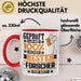 Forscher Geschenk Lustiger Spruch für Forscher Geschenkidee Bester Forscher Der Welt Rot Trendation