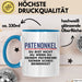Patenonkel Tasse Geschenk Du Bist Nicht Du Geschenkidee Patenkind Taufe Blau Trendation