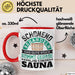 Tasse Geschenk Das Gute Stück Kommt Gerade Aus Der Sauna Rot Trendation