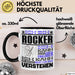 Rocker Geschenk Kaffee-Tasse Geschenkidee für Rocker Ich Bin Rocker Ich Kann Es Dir Erklären Jedoch Nicht Für Dich Verstehen Spruch Lustig Schwarz Trendation