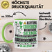 Urgroßonkel Geschenk Tasse Lustiger Spruch Erheben Sie Sich Der Urgroßonkel Betritt den Raum Grün Trendation