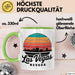 Las Vegas Nevada USA Tasse Geschenk Lustige Geschenkidee Spruch Grün Trendation