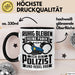 Polizist Tasse Geschenk Ruhig Bleiben Ich Bin Polizist Und Regel Das Geschenkidee Polizei Trendation