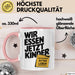 Deutschlehrer Unterricht Tasse Geschenk Lustige Geschenkidee Spruch "Wir Essen Jetzt Kinder" Satzzeichen Retten Leben Rosa Trendation