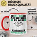 Abenteuerfilmer Tasse Geschenk für Abenteuerfilmer Geburtstag Lustiger Spruch Kaffee-Becher Was Ist Deine Superkraft Rot Trendation