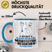 Musikfestival-Besucher Geschenk Tasse So Gut Kann Nur Ein Musikfestival-Besucher Aussehen Geschenkidee Kaffee-Becher Blau Trendation