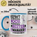Manager Geschenk Lustiger Spruch für Manager Geschenkidee Bester Manager Der Welt Blau Trendation