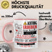 Haustier-Tätowiererin Tasse Geschenk Lustiger Spruch Bitte Erheben Sie Sich Seine Majestät Die Haustier-Tätowiererin Betritt Den Raum Rosa Trendation