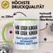 Deutschlehrer Unterricht Tasse Geschenk Lustige Geschenkidee Spruch Wir Essen Kinder Grün Trendation