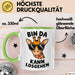 Sarkastische Giraffe Tasse Geschenk Lustige Geschenkidee Spruch Bin Da Kann Losgehen Grün Trendation