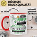 Kung-Fu-Meisterin Tasse Geschenk Lustiger Spruch Bitte Erheben Sie Sich Seine Majestät Die Kung-Fu-Meisterin Betritt Den Raum Rot Trendation
