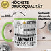 Anwalt Geschenk Tasse Lustiger Spruch Erheben Sie Sich Der Anwalt Betritt den Raum Grün Trendation