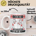 Boxer Tasse Geschenk für Boxer Der Mann Der Alles Kann Geschenkidee zum Geburtstag Weiß Trendation