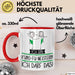 Geschenk für Kung-Fu-Meisterin Tasse Lustige Geschenkidee Geburtstag Ich Bin Kung-Fu-Meisterin Ich Darf Das Rot Trendation