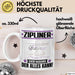 Zipliner Tasse Geschenk für Zipliner Der Mann Der Alles Kann Geschenkidee zum Geburtstag Weiß Trendation