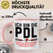 Krankenschwester Pflege Betreuung Tasse Geschenk Lustige Geschenkidee Spruch Ich Bin Die Pdl Rosa Trendation