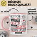 Survival-Expertin Geschenk Becher Tasse Gott Schuf Alle Menschen Gleich Nur Die Besten Durfeten Survival-Expertin Werden Geschenkidee Lustig Rosa Trendation