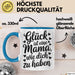 Mama Tasse Geschenk Glueck Ist Eine Mama Wie Dich Zu Haben Geschenkidee Muttertag Blau Trendation