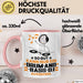 Drum-and-Bass-DJ Geschenk Tasse So Gut Kann Nur Ein Drum-and-Bass-DJ Aussehen Geschenkidee Kaffee-Becher Rosa Trendation