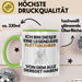 Kletterlehrer Geschenk Tasse Lustige Geschenkidee Geburtstag für Kletterlehrer Ich Bin Dieser Legendäre Kletterlehrer Von Dem Alle Geredet Haben Kaffee-Becher Grün Trendation