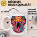 Reptil Schlange Tier Tasse Geschenk Lustige Geschenkidee Spruch Weiß Trendation