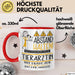 Tierärztin Tasse Geschenk Lustig Abstand Halten Hochleistungs-Tierärztin Mit Drang Zur Perfektion Bei Der Arbeit Rot Trendation